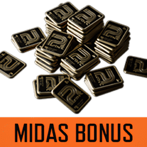 2,500MIDAS + 125BONUS